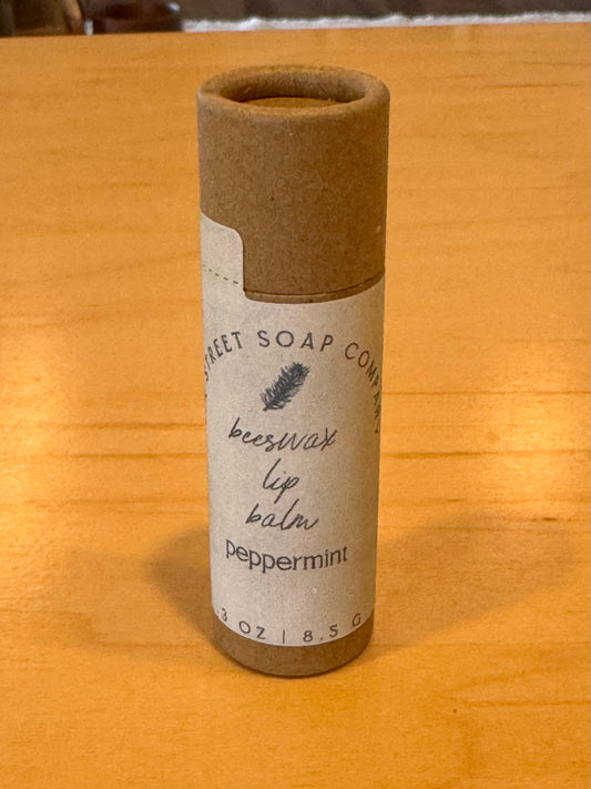 Peppermint Natural Beeswax Lip Balm