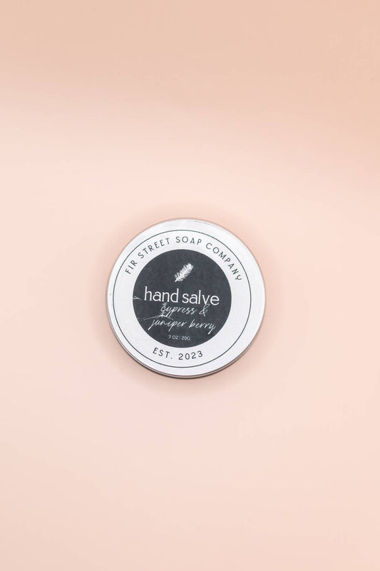 Cypress & Juniper Berry Hand Salve made with Natural Beeswax