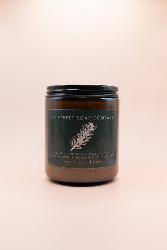 Hand Poured Soy Wax Candle -  Smoked Cedar & Oud
